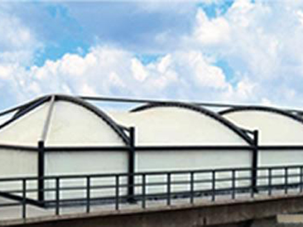 膜结构污水池加盖