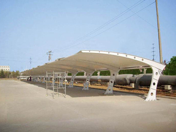 膜结构汽车棚