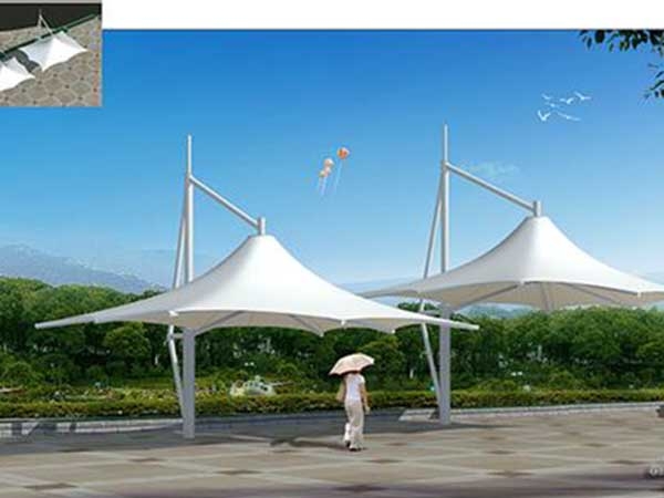 膜结构遮阳棚