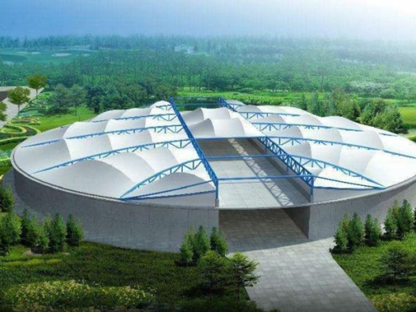 膜结构污水池加盖