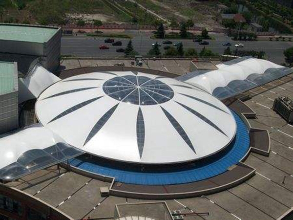 膜结构污水池加盖