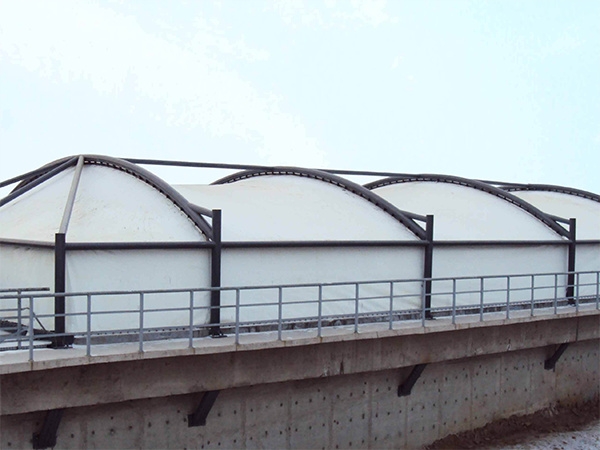 膜结构污水池加盖